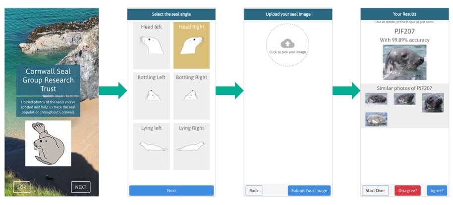 Seal identification mobile app